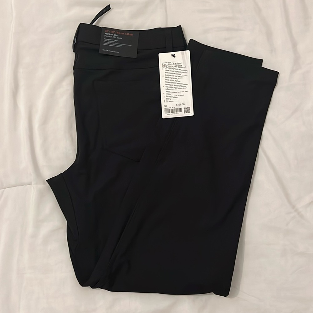 Lululemon Men’s ABC Slim fit warpstreme pant